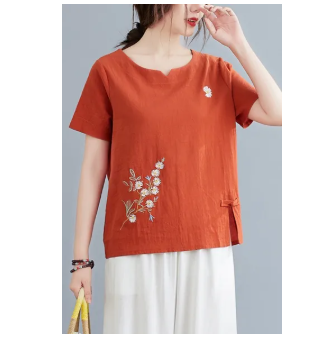 Printed Jersey Fabric Half Sleeve T Shirt