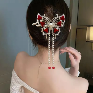 Hairpin Women's Back of The Head Plate Hair Clip
