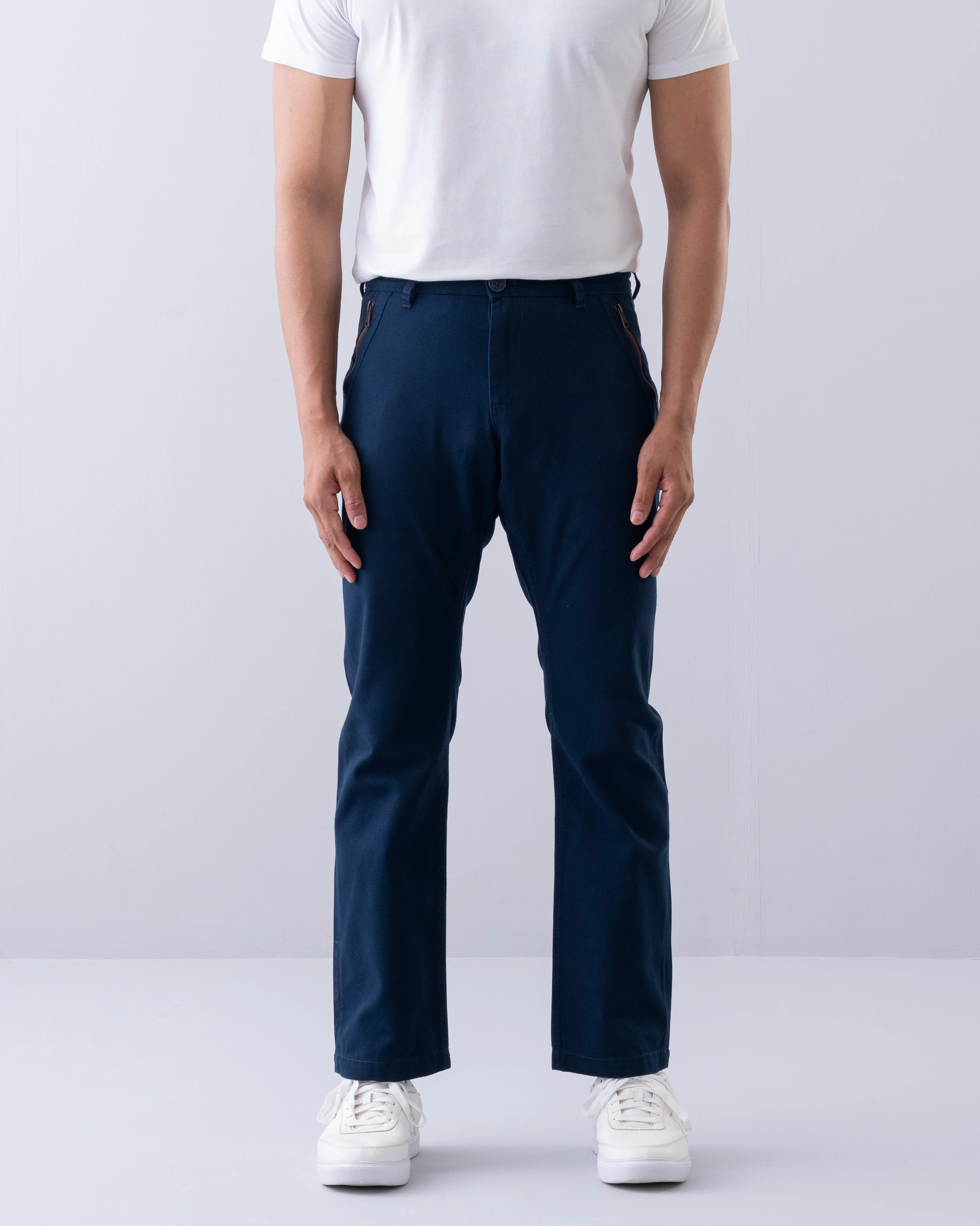 Straight Fit Fashion Trousers
