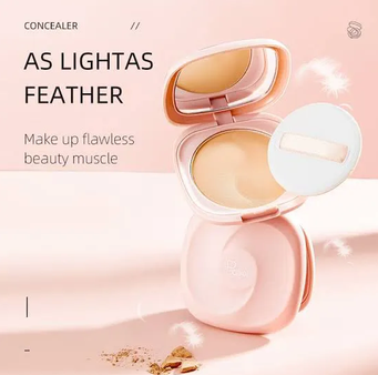 Pudaier Face Powder for Skin Pressed Oil Control Natural Foundation Makeup