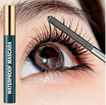 4D Mascara, Black, Waterproof, Ultra-Long, Volumizing, Long-Lasting Smudge-Proof, Perfect Festivals and Special Occasions
