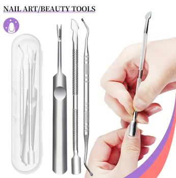 Gel Nail Removal Tool Set with Cuticle Pusher