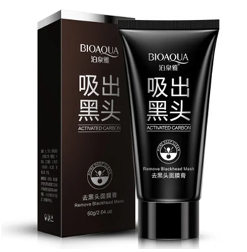 Bioaqua Blackhead Deep cleansing Purifying Peel Acne Pimples Remover Black Mud Mask skin care