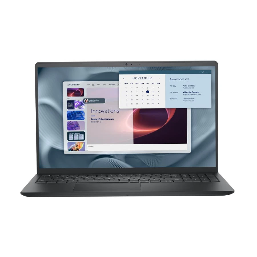 Dell Pro 15 Essential PV15250 Series 1 Intel Core 3 100U 8GB RAM 512GB SSD 15.6 Inch FHD Display Carbon Black Laptop